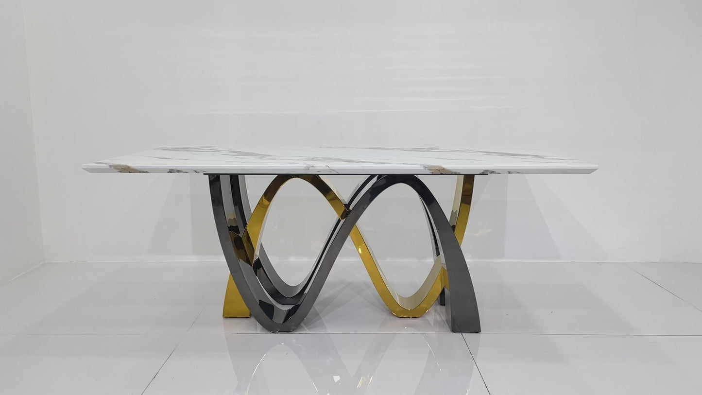 Aurora Marble Dining Table