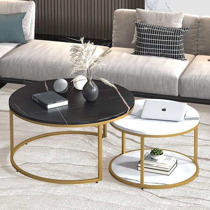 Celeste Coffee Table (Set of 2) | Gold