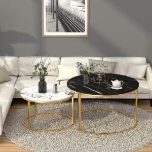 Celeste Coffee Table (Set of 2) | Gold