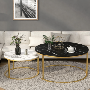 Celeste Coffee Table (Set of 2) | Gold