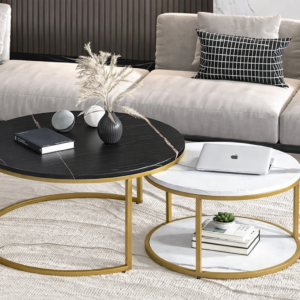 Celeste Coffee Table (Set of 2) | Gold