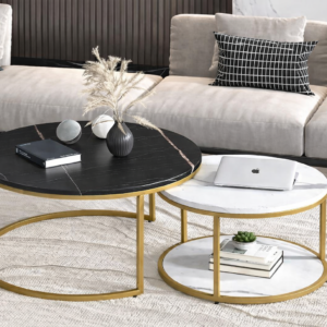 Celeste Coffee Table (Set of 2) | Gold