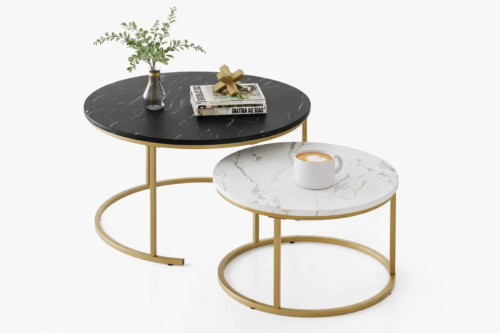 Celeste Coffee Table (Set of 2) | Gold