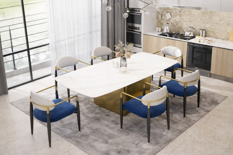 Soleil Dining Chair Blue