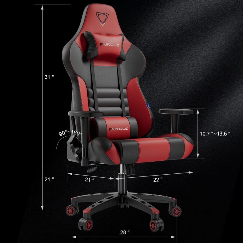 Spectra Office Chair (Black/Red)