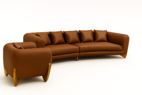 Milano Curve Sofa Set