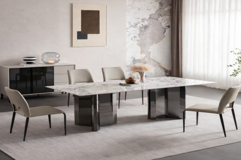 Slate Edge Dining Table